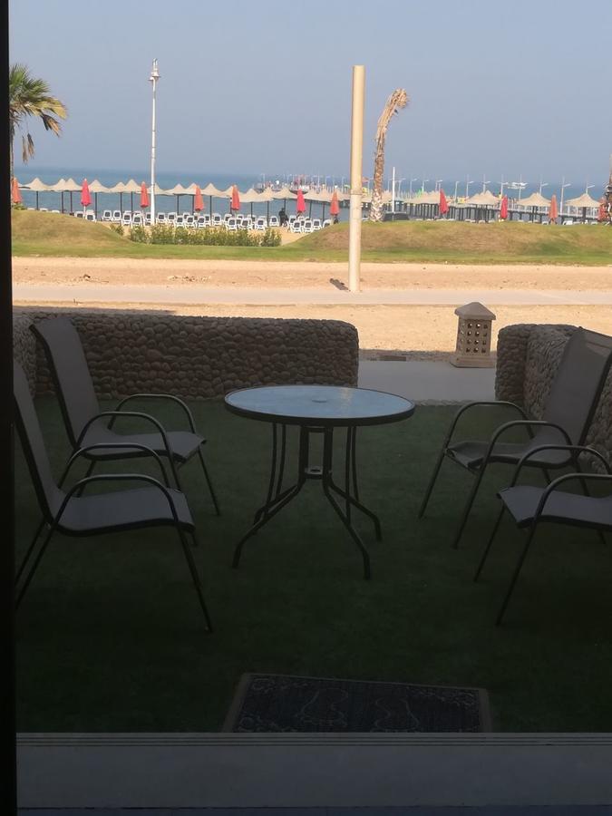 Sea View Chalet With Garden At Porto South Beach - Families Only Ain Sukhna Exteriör bild