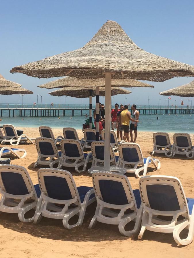 Sea View Chalet With Garden At Porto South Beach - Families Only Ain Sukhna Exteriör bild