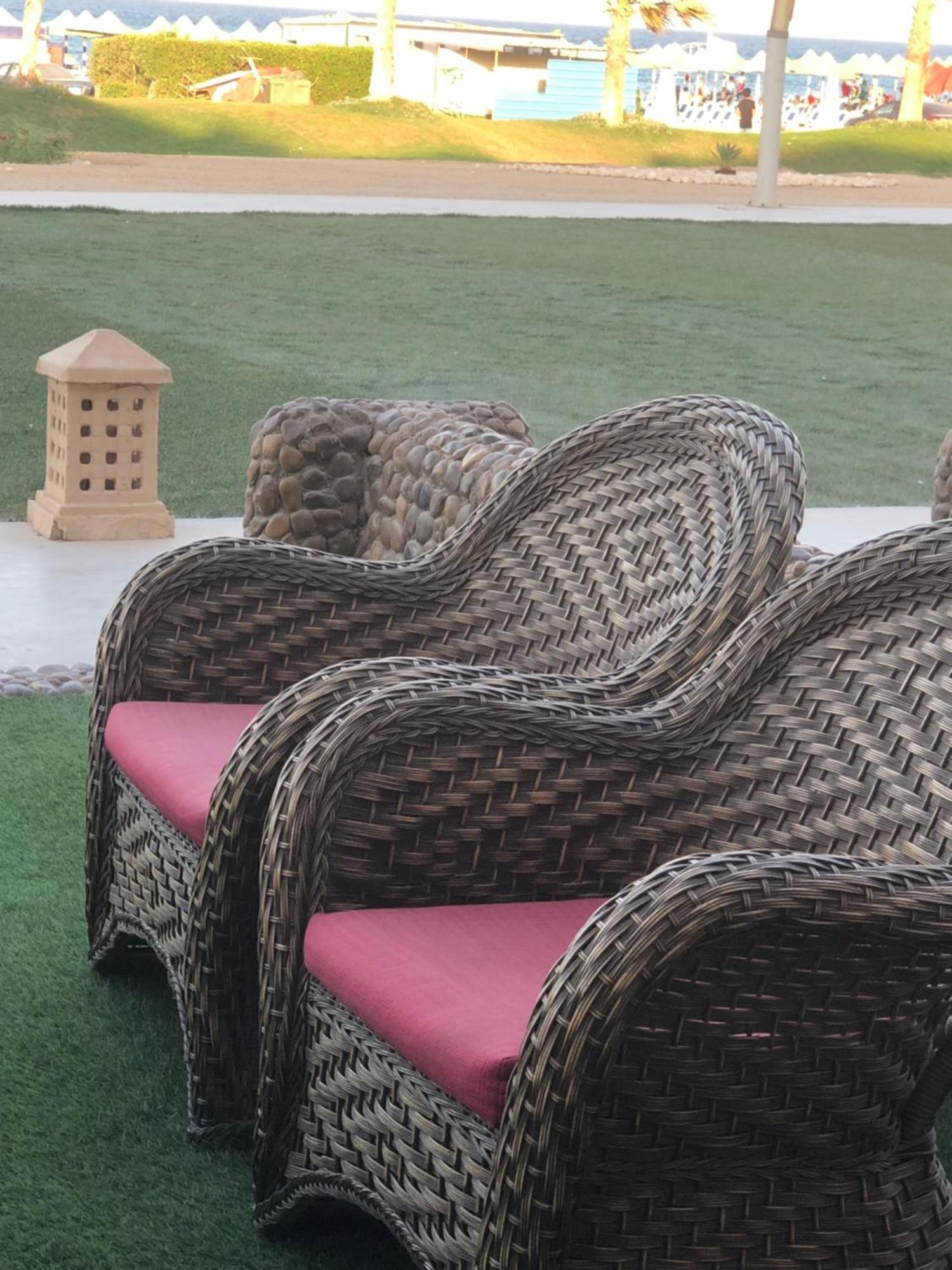 Sea View Chalet With Garden At Porto South Beach - Families Only Ain Sukhna Exteriör bild